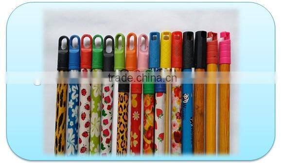 Painted wooden broom sticks