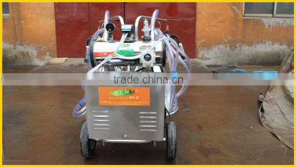 2013 new style milk 2 cows a time vacuum pump milking machine