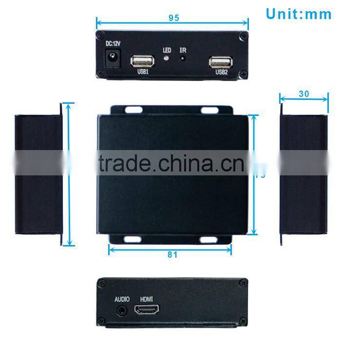 Motion Sensor digital signage box advertising player