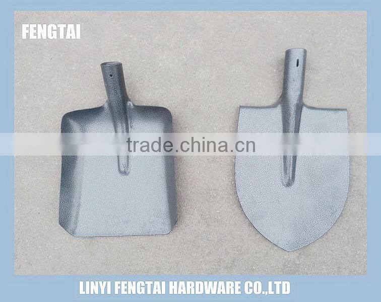 Romania Hand Garden Tools Round Steel Shovel Head
