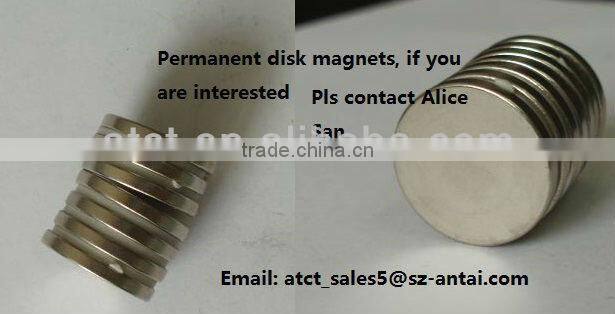 N35M permanent NdFeB disk magnet for generator