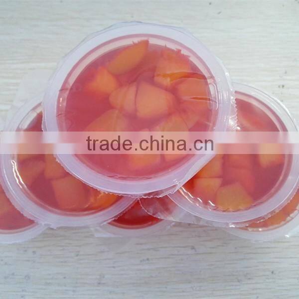 tasty delicious fruit jelly in cup for export