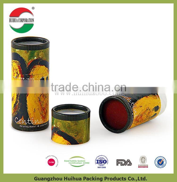 Custom Wholesale High Quality Cylinder Containers Cardboard