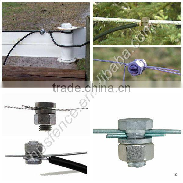 (China manufacture)Aluminium casted fence line clamp for electric fence wire