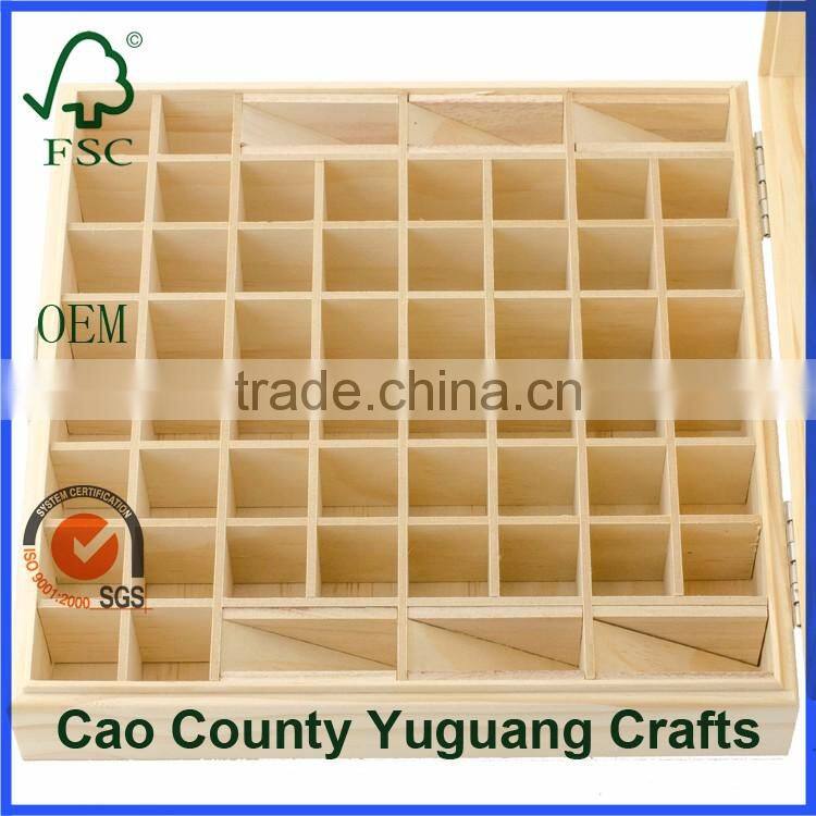 OEM essential oil packaging wood boxes wooden box factory