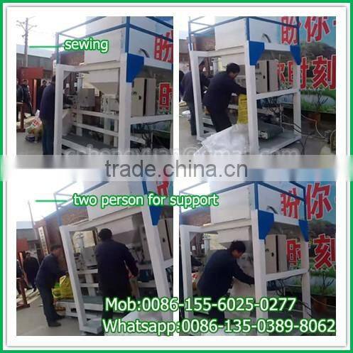 weaving bag PE bag filling sealing raw nut packaging machine