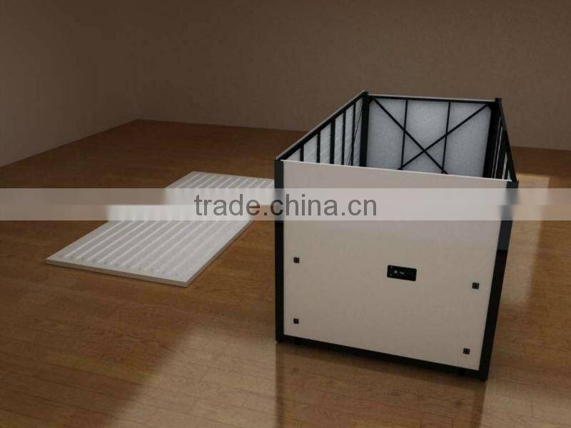 Collapsible container storage shed