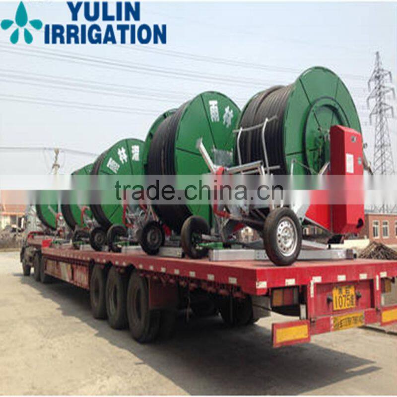 farm machinery irrigation system for water reel srpinkler with rain gun
