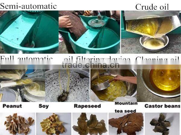 high capacity 500kg/h oil press machine with oil filter for small business industr