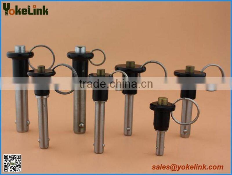 Ball lock quick release pin