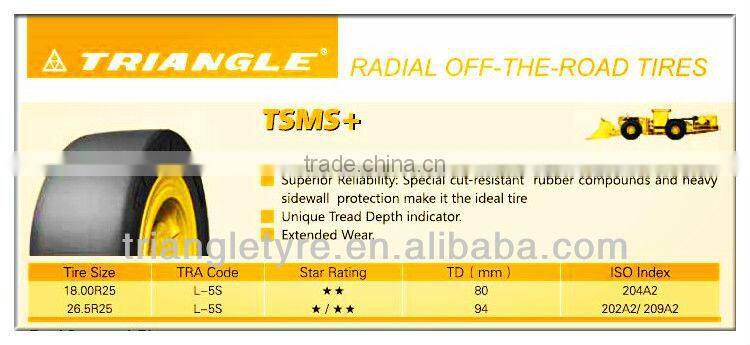 Triangle Off The Road OTR Tire 26.R25-TSMS+ ** L-5S T1 TRIANGLE BRAND