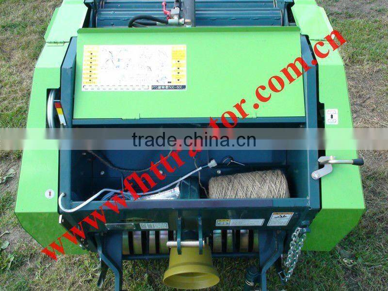 Round baler for hot sale,can be fitted with smaller and bigger tractor