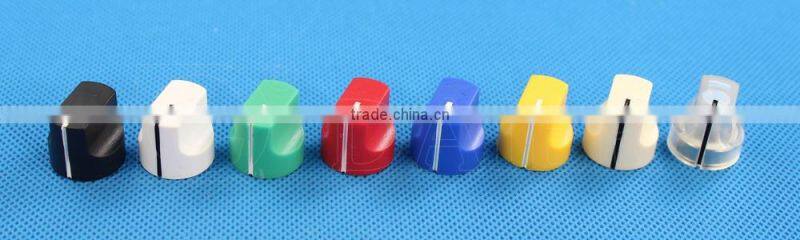 small white/black line plastic knobs potentiometer