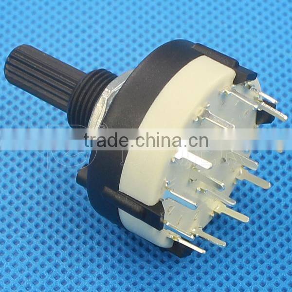 2 ~ 12 position Rotary Switch with PCB terminals