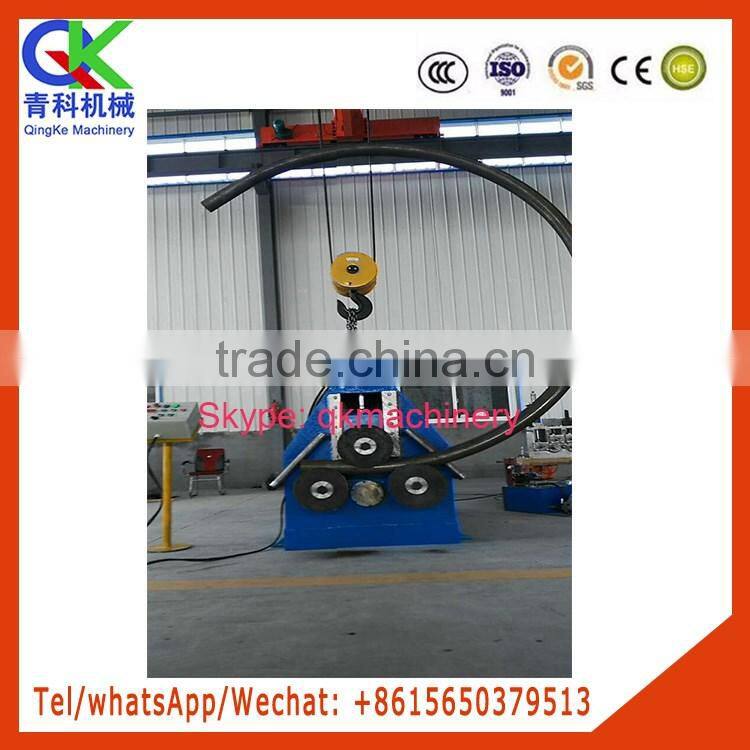 2.5 ton large steel pipe rolling machine can bend flat steel