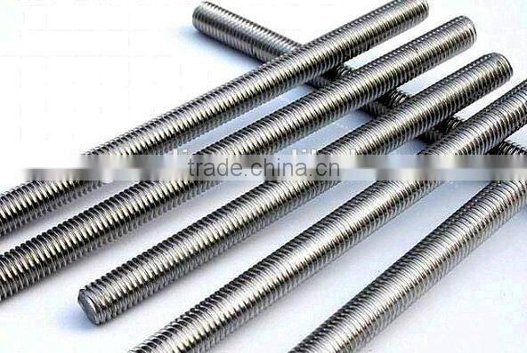 STAINLESS STEEL SS 304 316 THREAD ROD DIN975,hot sale threaded rod internal thread