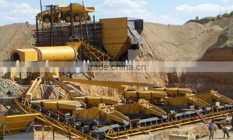 120 tons per hour gold mining machine