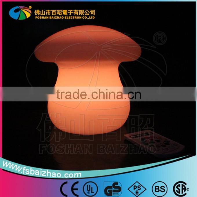 table decoration light LED colorful mushroom
