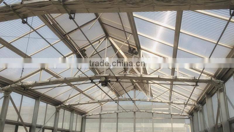 Research greenhouse greenhouse with aluminum structure