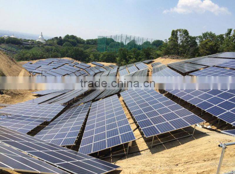 Good galvanized steel ground solar panel support structures