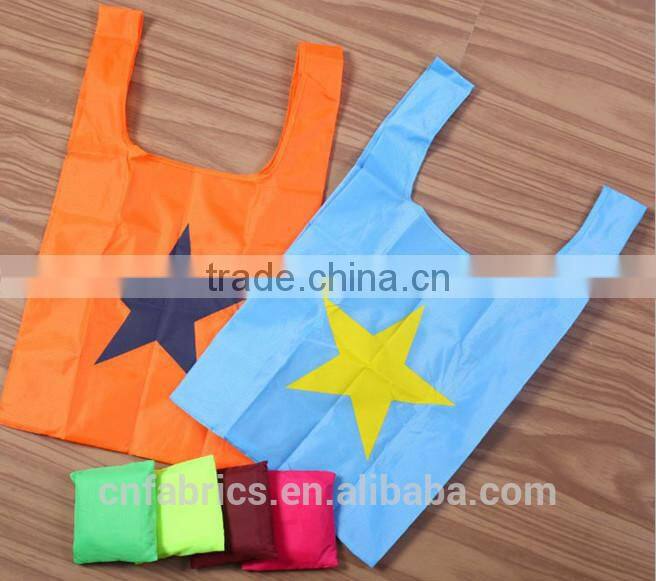 China Supplier cheap Custom made Foldable Polyester Shopping Bag