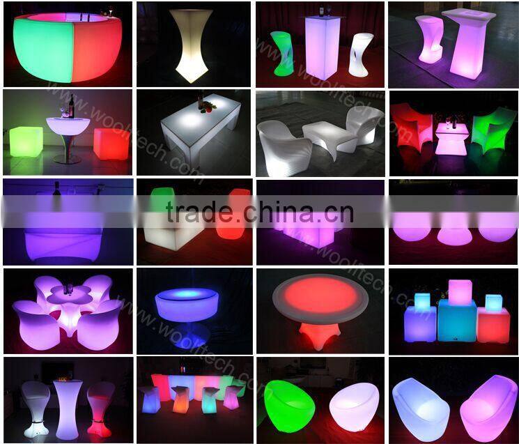 Indoor and outdoor IP65 waterproof level color changing plastic led flower pots light up pots lighting pot