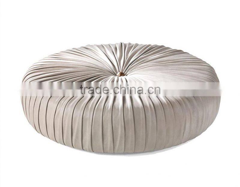 Italy 2017 New Design Folds Velvet King/Queen Size Bed/ European Luxury Fabric Upholsteried Elegant Bedroom Furniture