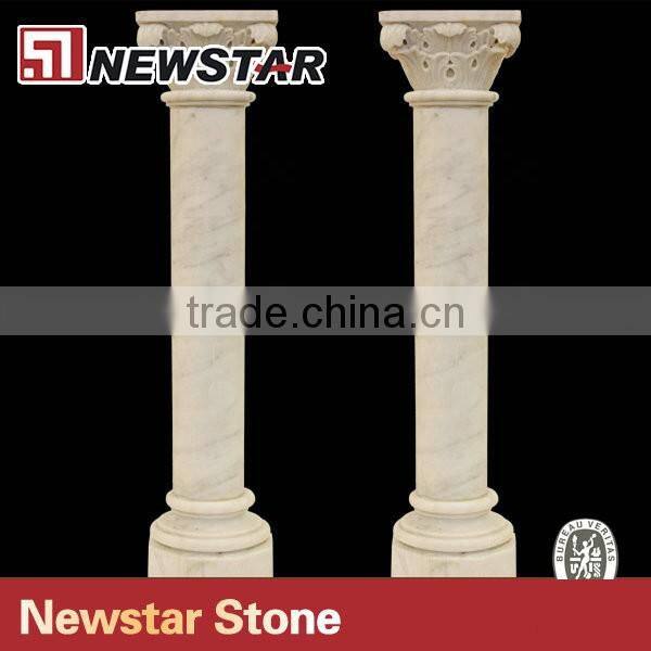 Newstar marble roman column gate pillar design