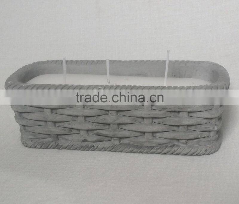 cheap stone wax candle jar