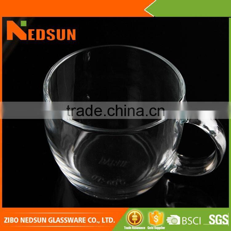 Hot sales transparent cups mugs