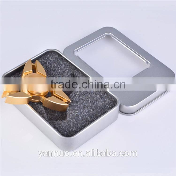 LED Light Hand Spinner, Anti stress Toy Rotate The Gyro Between Finger