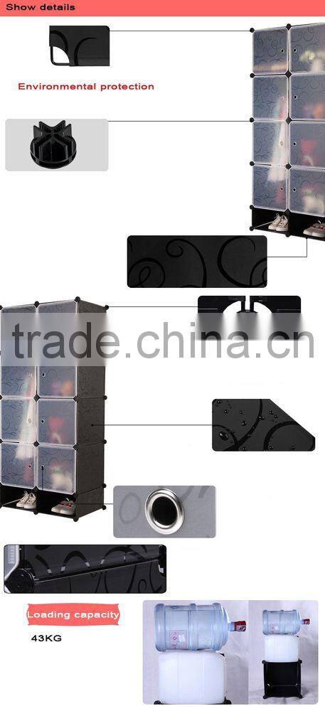 Children 6 resin sheets wardrobe simple grid storage box diy combination storage cabinets