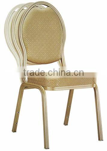 Metal legs in gold paiting leisure rocking chair no folding iron frame rocking chair for hot sale