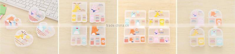 Q1097 Creative home fashion plastic pill box