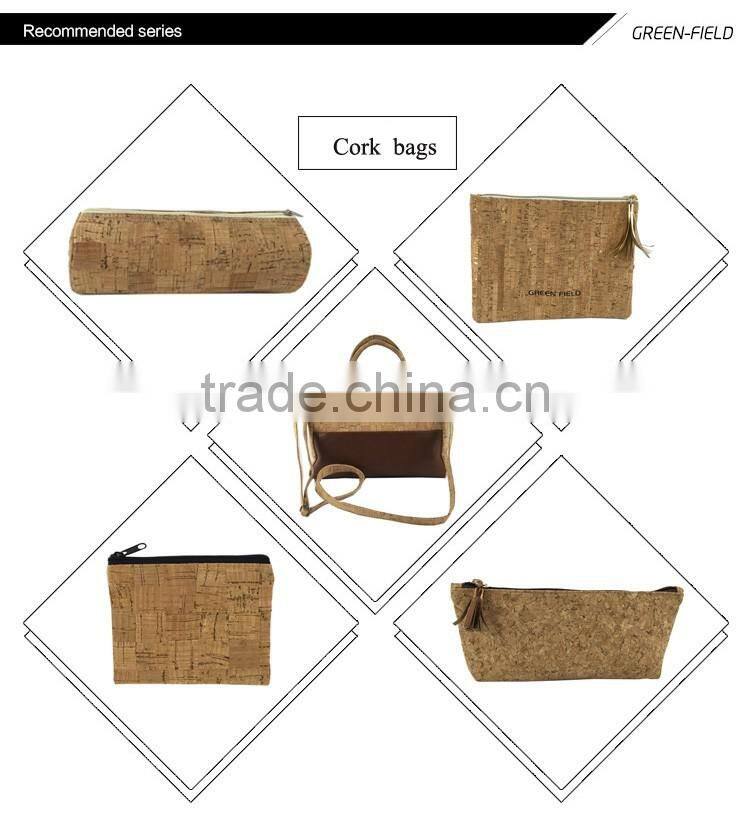 Recyclable cork shopping bag luxury cork shopping bag