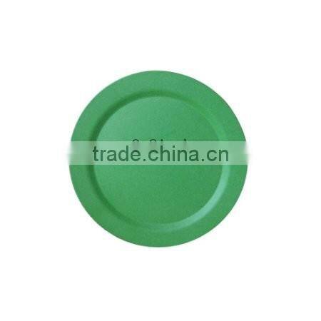 western bamboo fibre biodegradable tableware dishes plate, dishwasher safe plate for camping and party