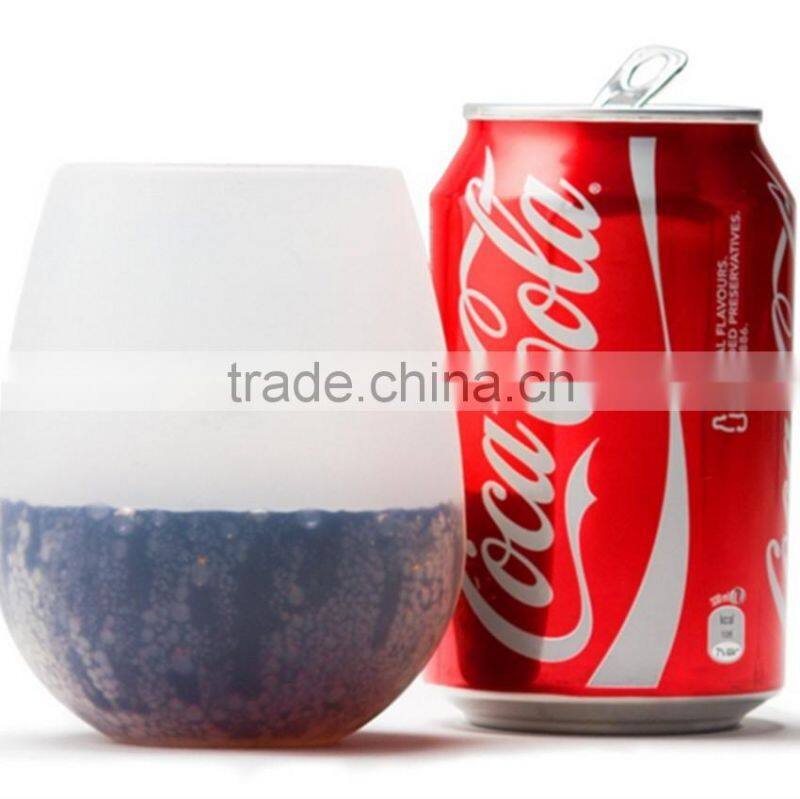 Eco-friendly fashion silicone wine cup drinking cup