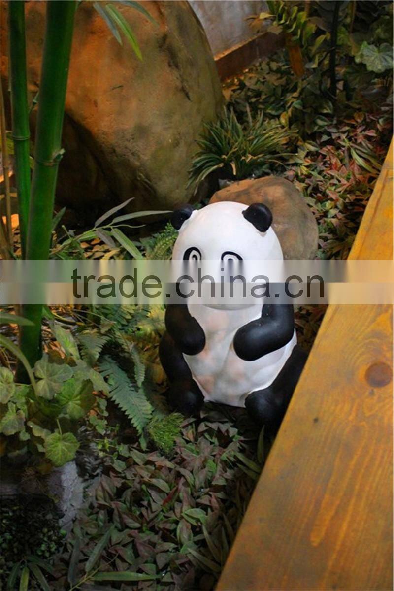 Chinese mascot clay resin panda toy statue wholesale