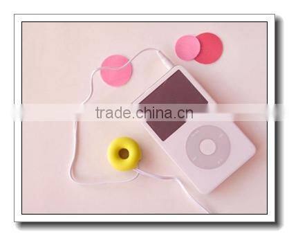 2014 Promotional Mini biscuit Earphone winder