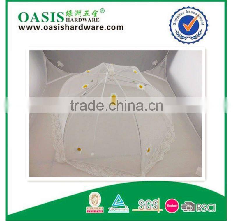 HIGH QUALITY food cover beautiful with flower net cloth