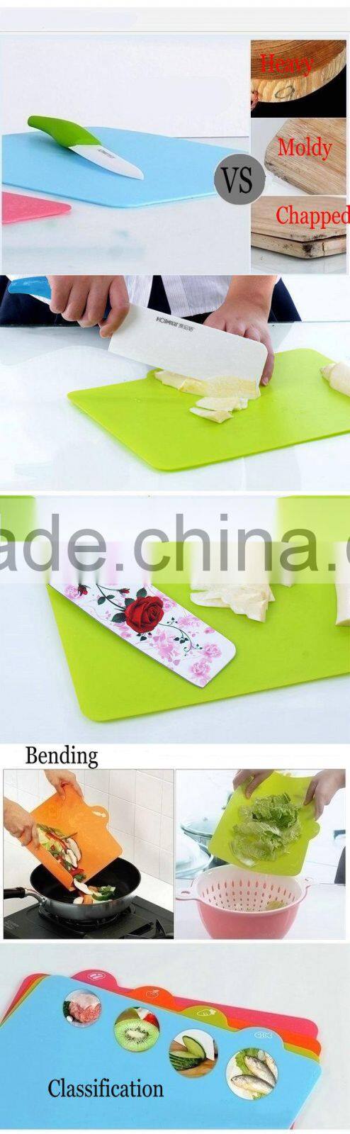 emc big size ,Four pieces fashion plastic pp chopping board