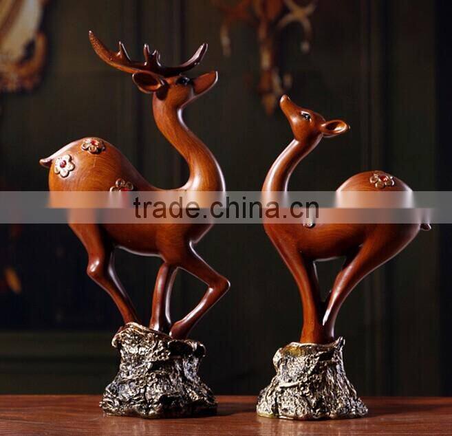 Christmas resin sika deer