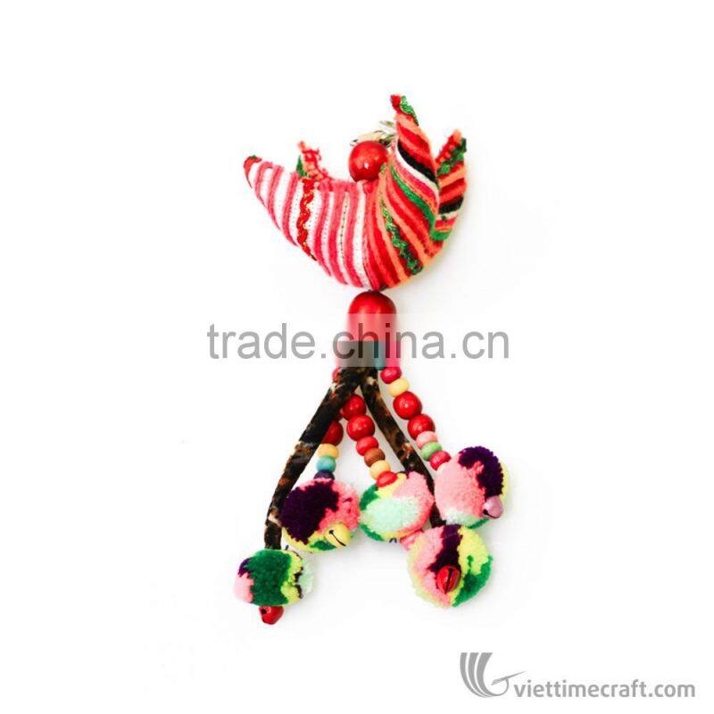 Cotton bag keychain, handicraft made in vietnam, 100% handmade