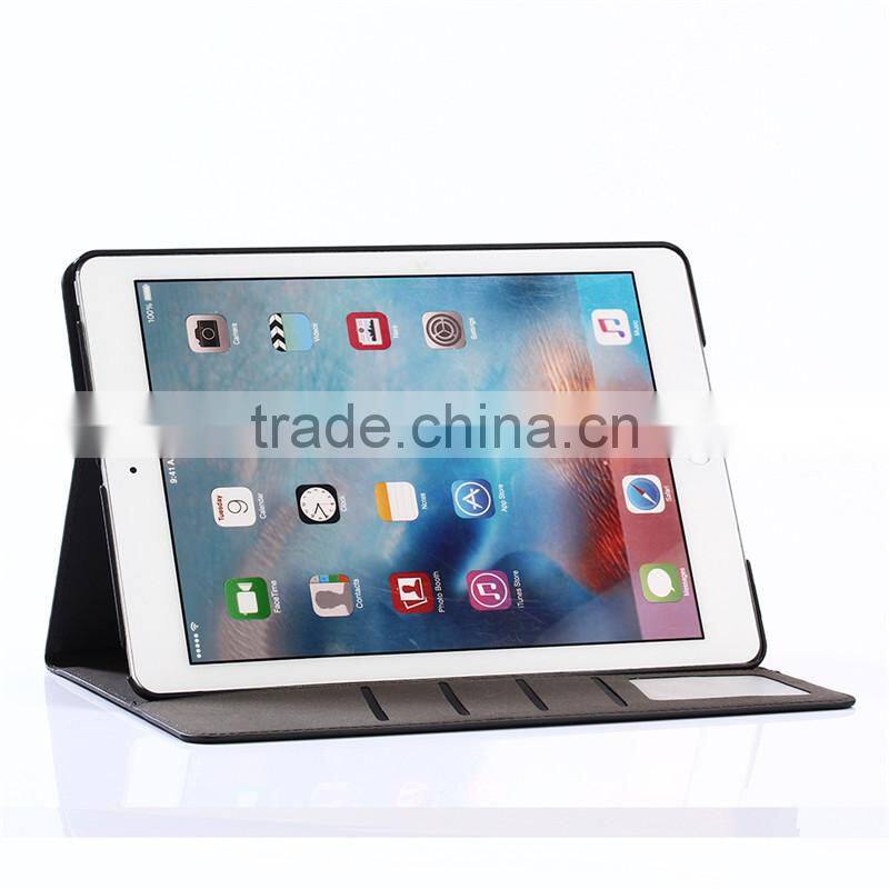 Nature wood grain PU card bumper/pocket cell phone case for Ipad