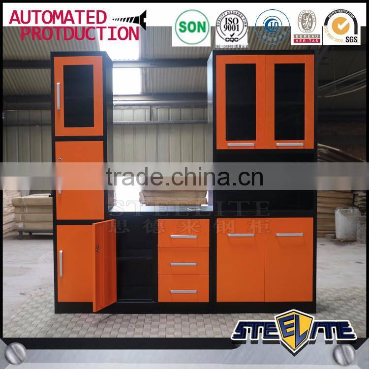 Indonesia rust-proof metal kitchen storage cabinet