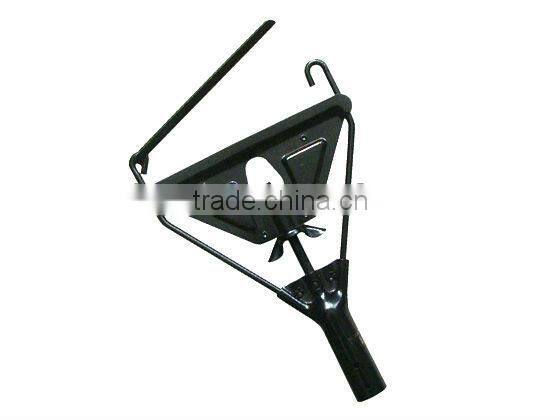 Metal wet mop holder mop gripper without gate