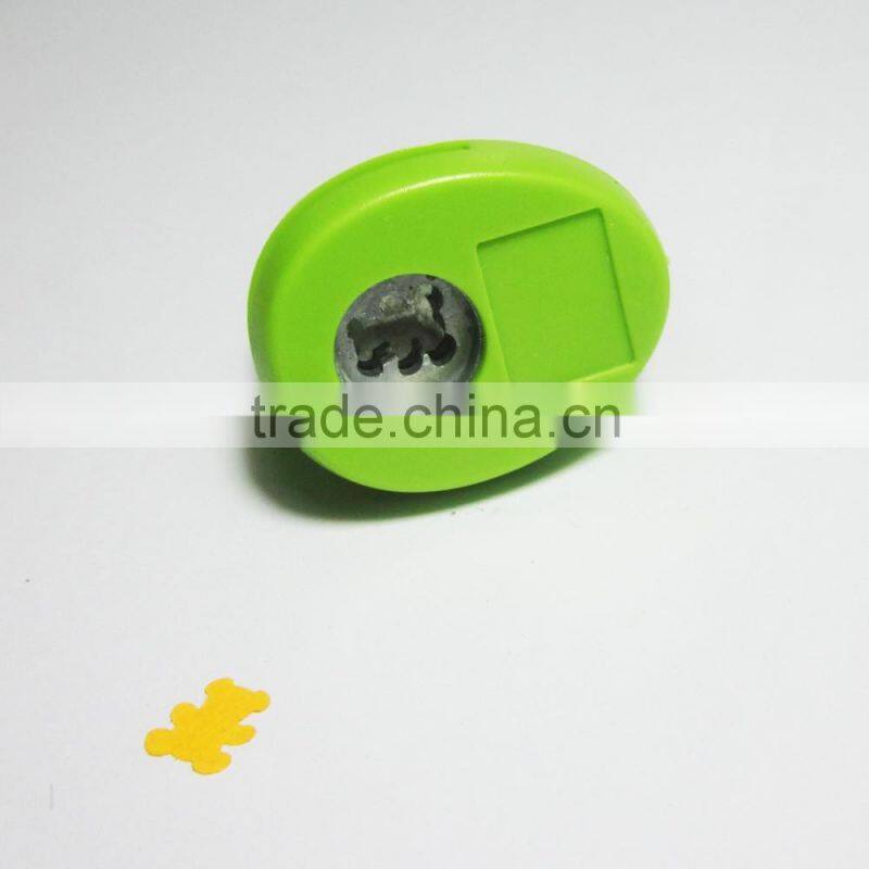 2016 design bear shape DIY fancy mini craft punch