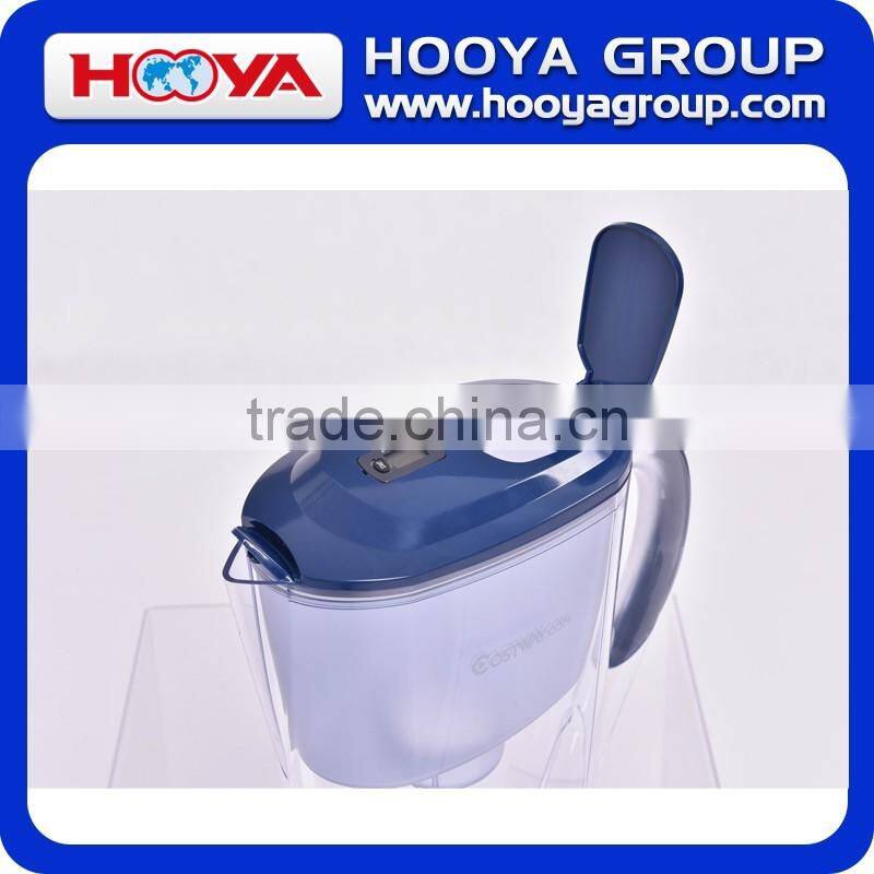 3.0L WATER FILTER PITCHER,WHITE+BLUE , 1 pitcher with 3 filter