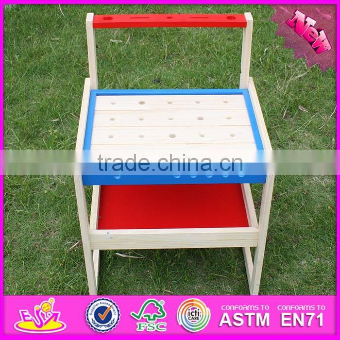 2016 new design baby wooden tool toy set, wholesale kids wooden tool toy set, educational children wooden tool toy set W03D069