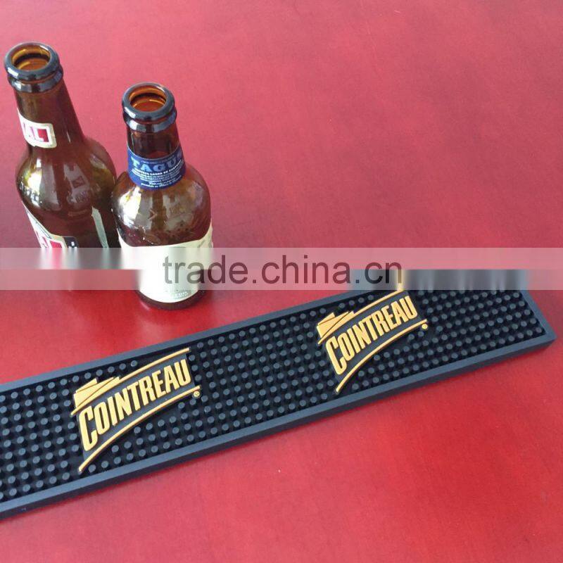 bar accessories anti slip rubber bar mat spill PVC bar mat